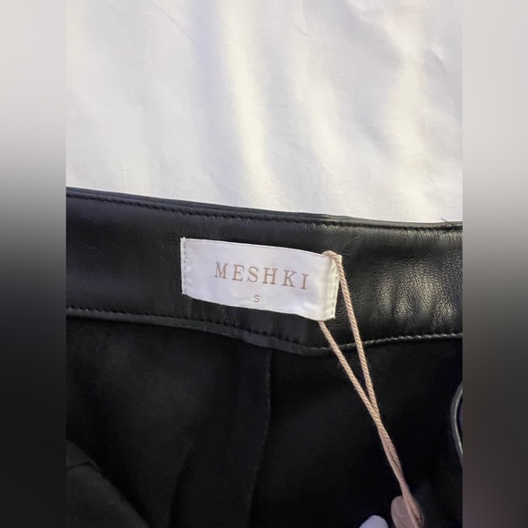 MESHKI- TYRA Straight Leg Faux Leather Pants - Picture 10 of 14